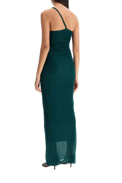 maxi venus dress with sculptural neckline