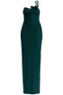 maxi venus dress with sculptural neckline