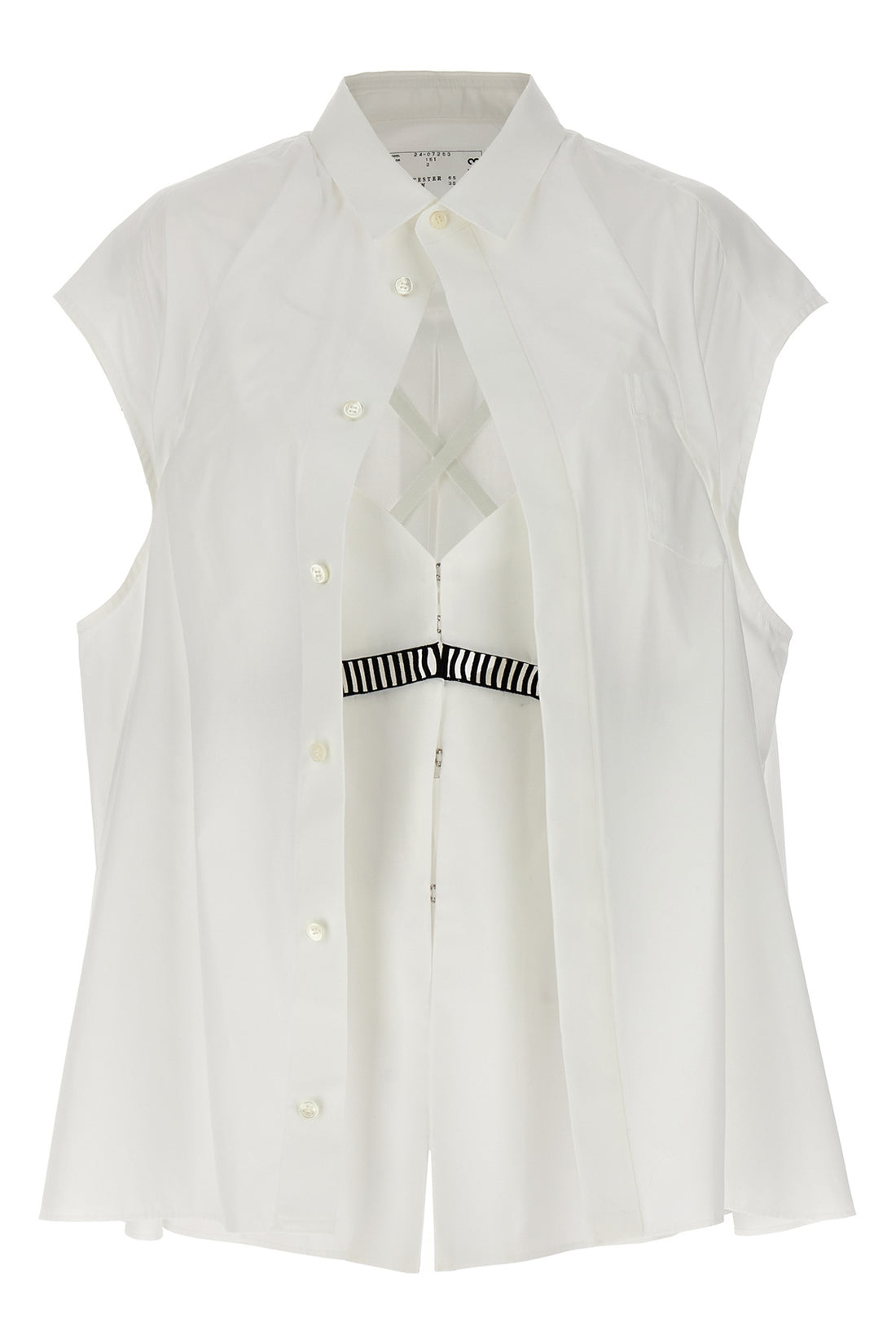 SACAI 3 sleeveless shirt