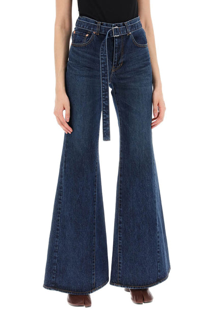 boot cut jeans with matching belt