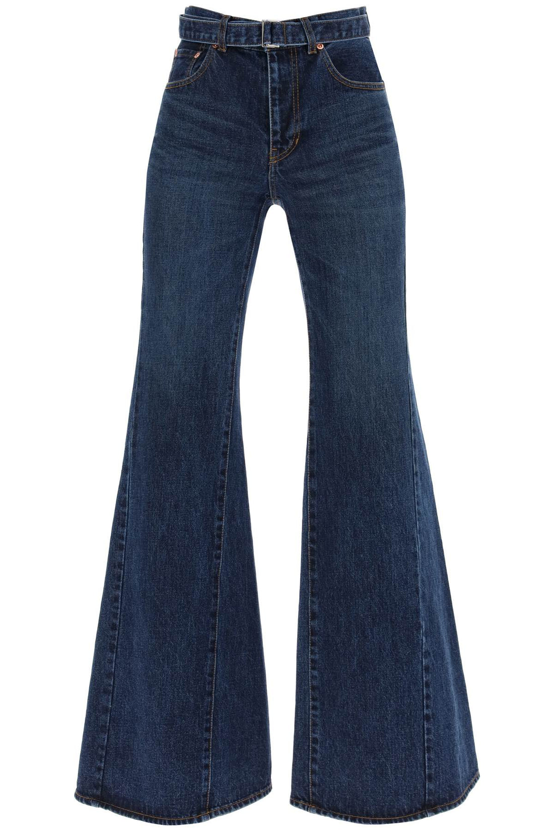 boot cut jeans with matching belt