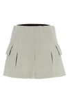 melton wool skort