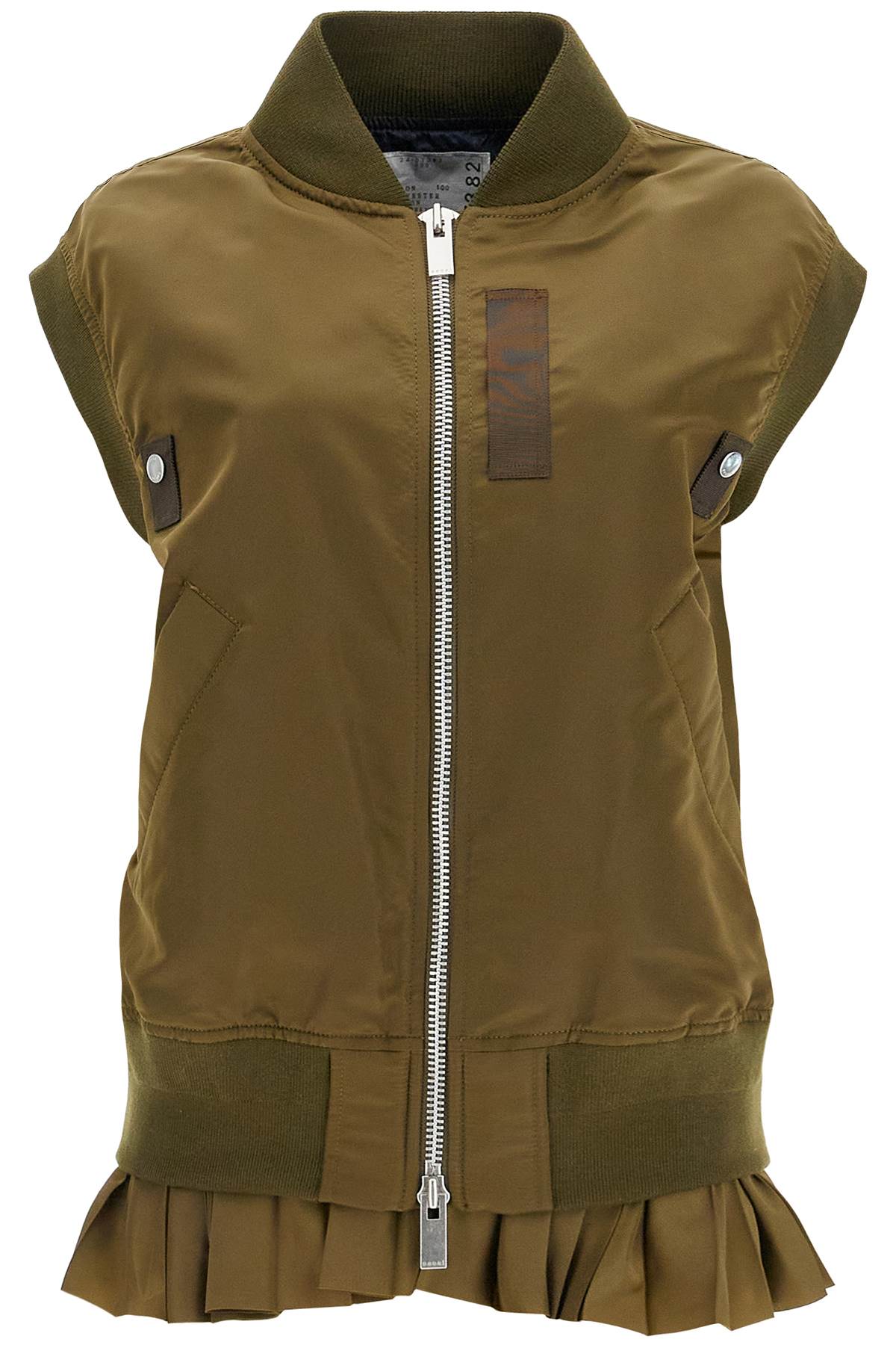 layered nylon vest for outdoor