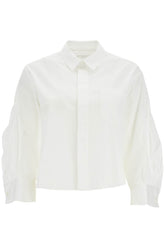 boxy shirt with wide sleeves