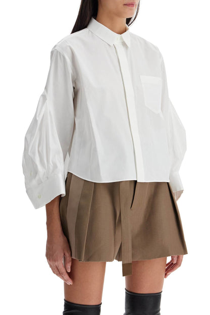 boxy shirt with wide sleeves