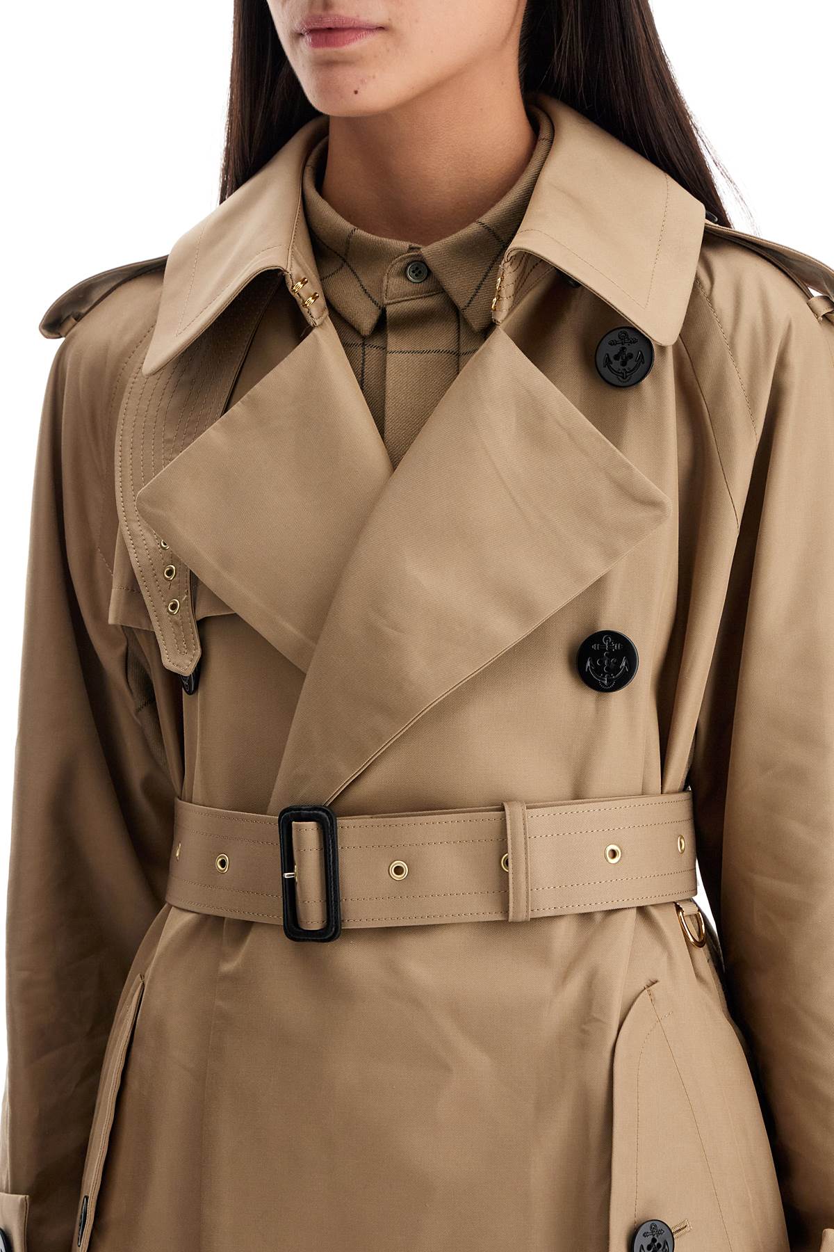 in pelle

gabardine trench