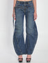 JEAN PAUL GAULTIER 25 strap jeans in denim 