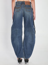 JEAN PAUL GAULTIER 25 strap jeans in denim 