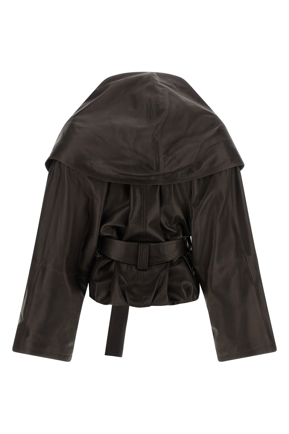 the magda butrym jacket redefines the volumes of outerwear through a sculptural