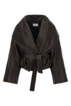 the magda butrym jacket redefines the volumes of outerwear through a sculptural