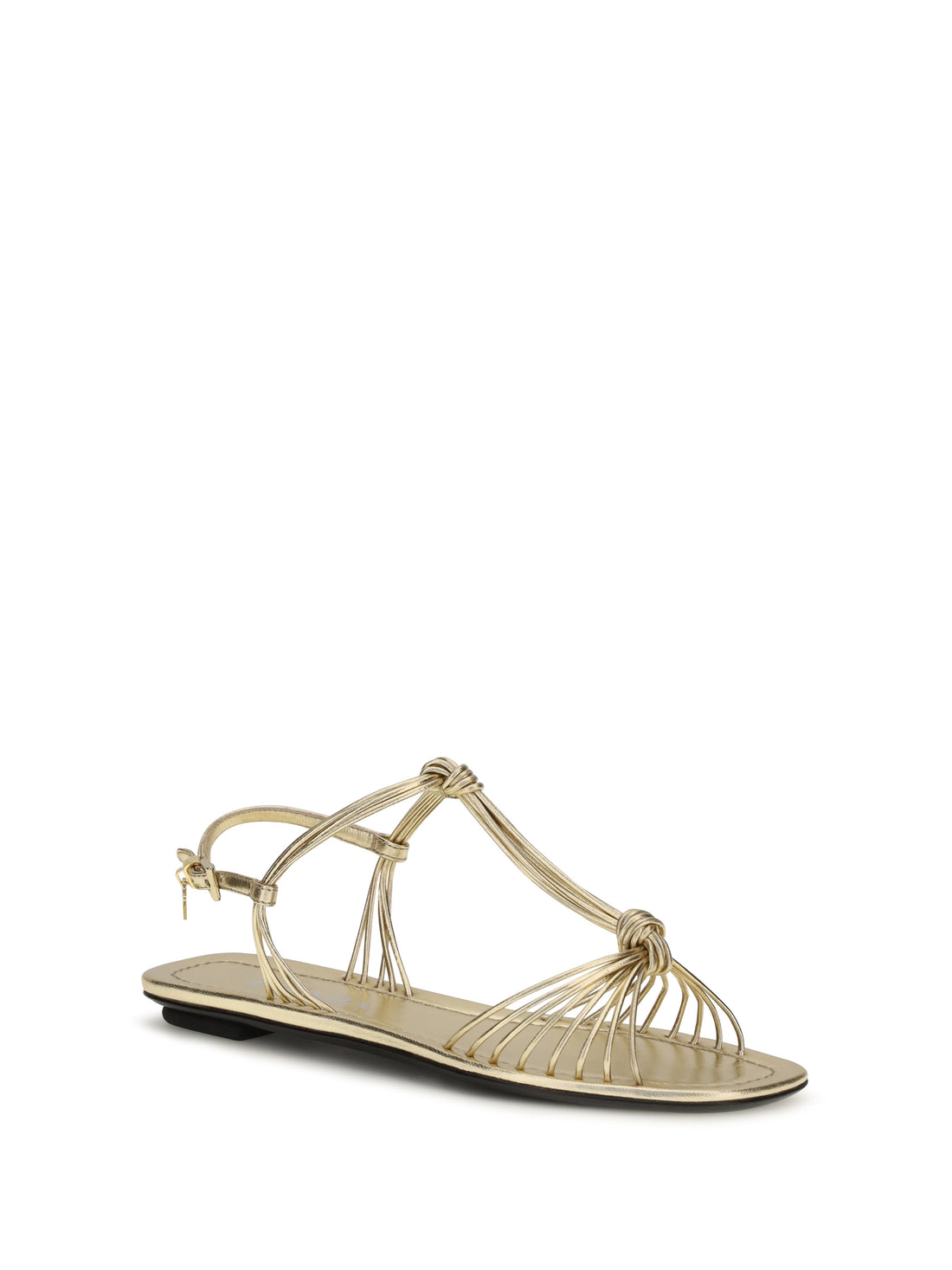 PRADA 36 mordoré nappa sandals