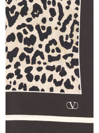 leopard print foulard