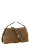 suede handbag