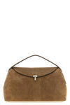 suede handbag