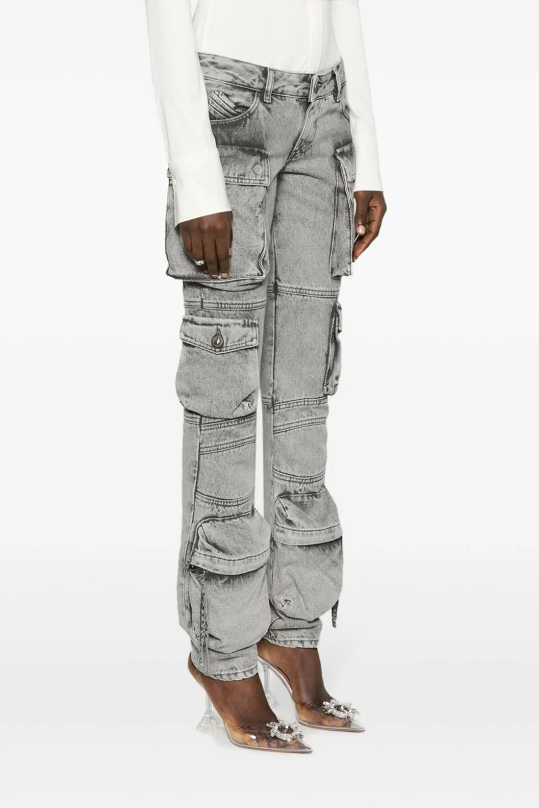 THE ATTICO 24 essie skinny denim jeans