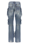 essie cargo jeans in cotton denim