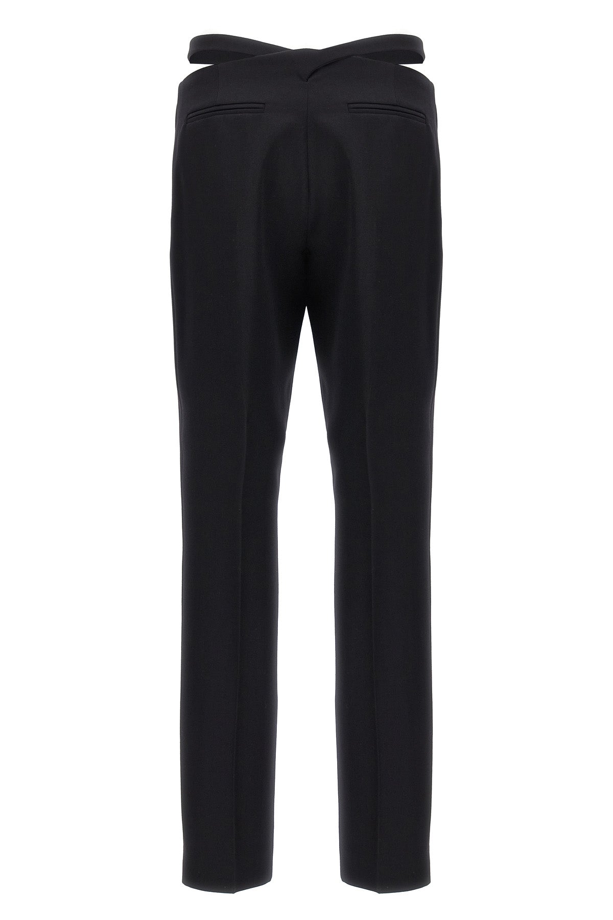 virgin wool trousers