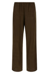 toteme embroidered modal flannel pants