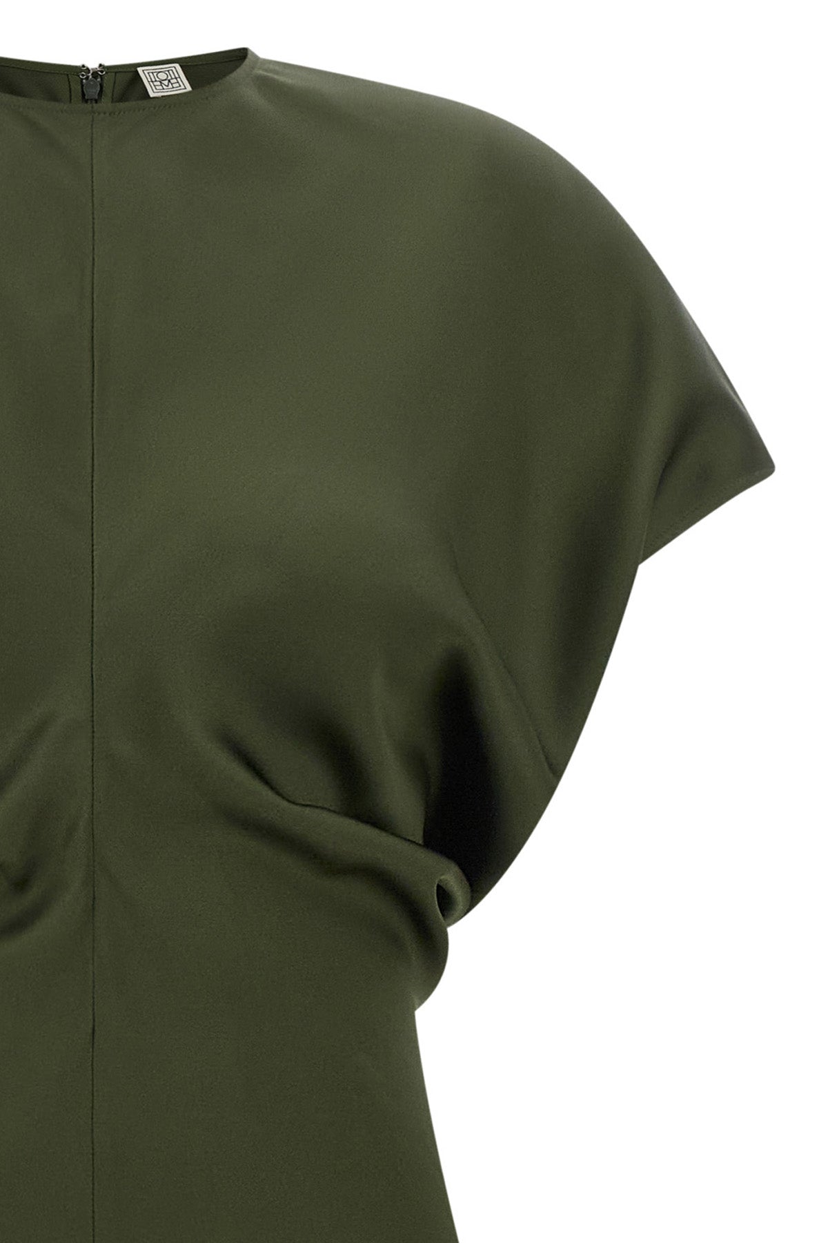 the toteme dress redefines the classic silhouette through an innovative sartoria