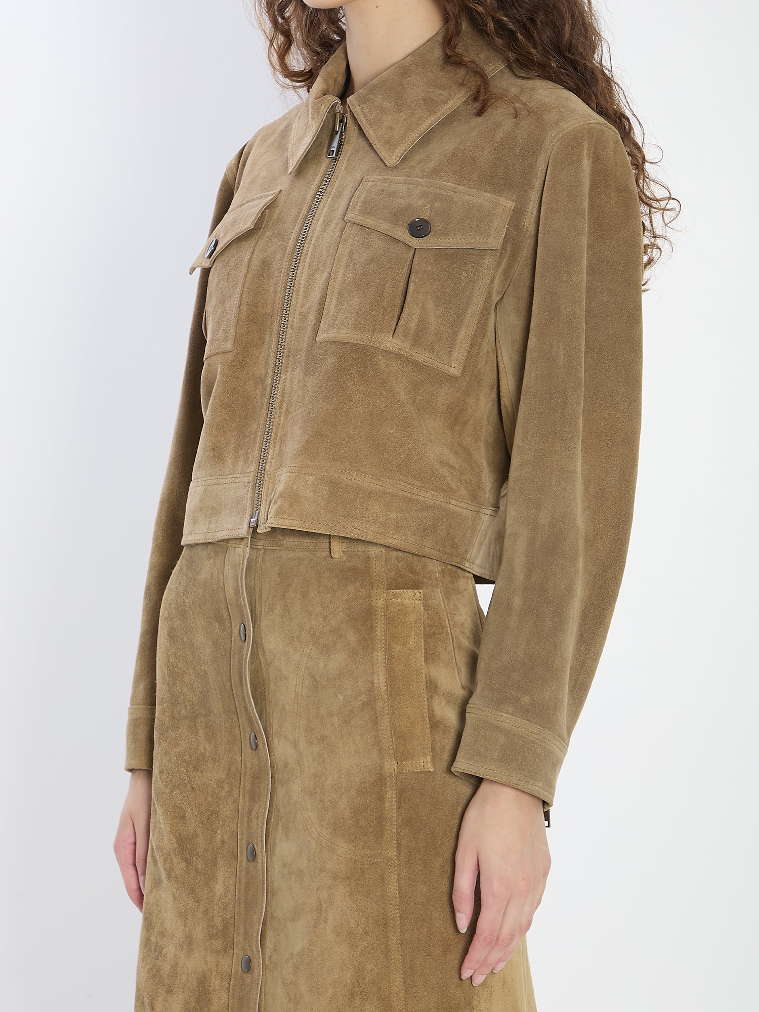 ARMA 34 helen suede jacket 