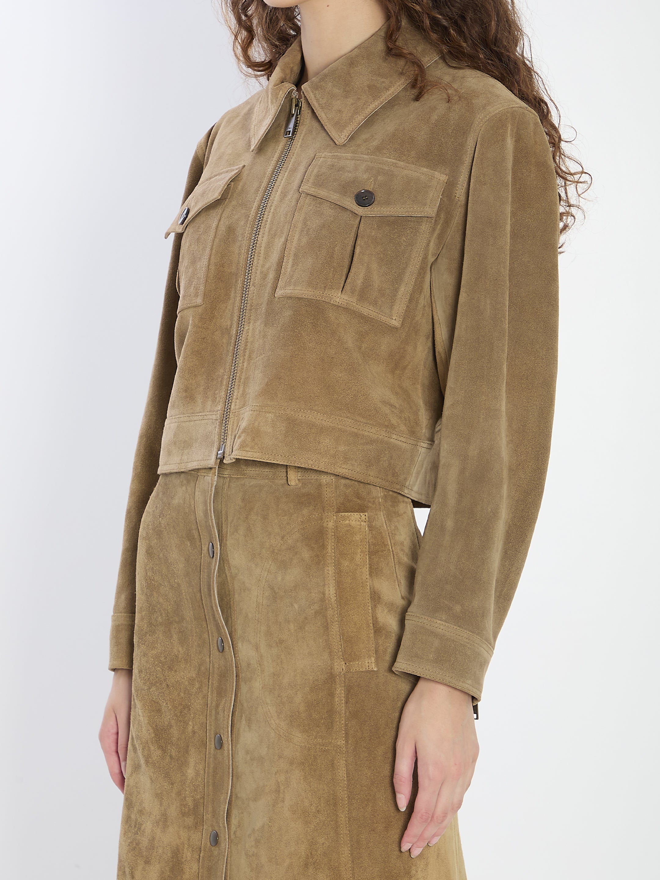 ARMA 34 helen suede jacket 