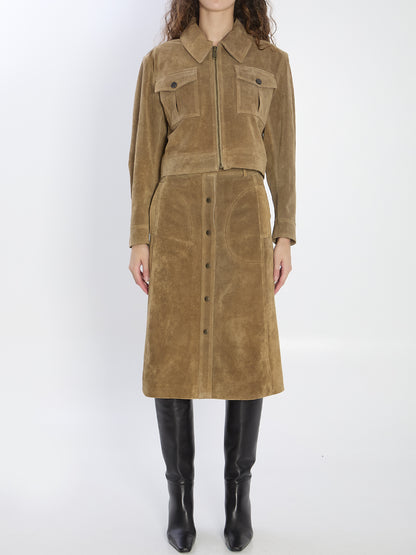 ARMA 34 helen suede jacket 