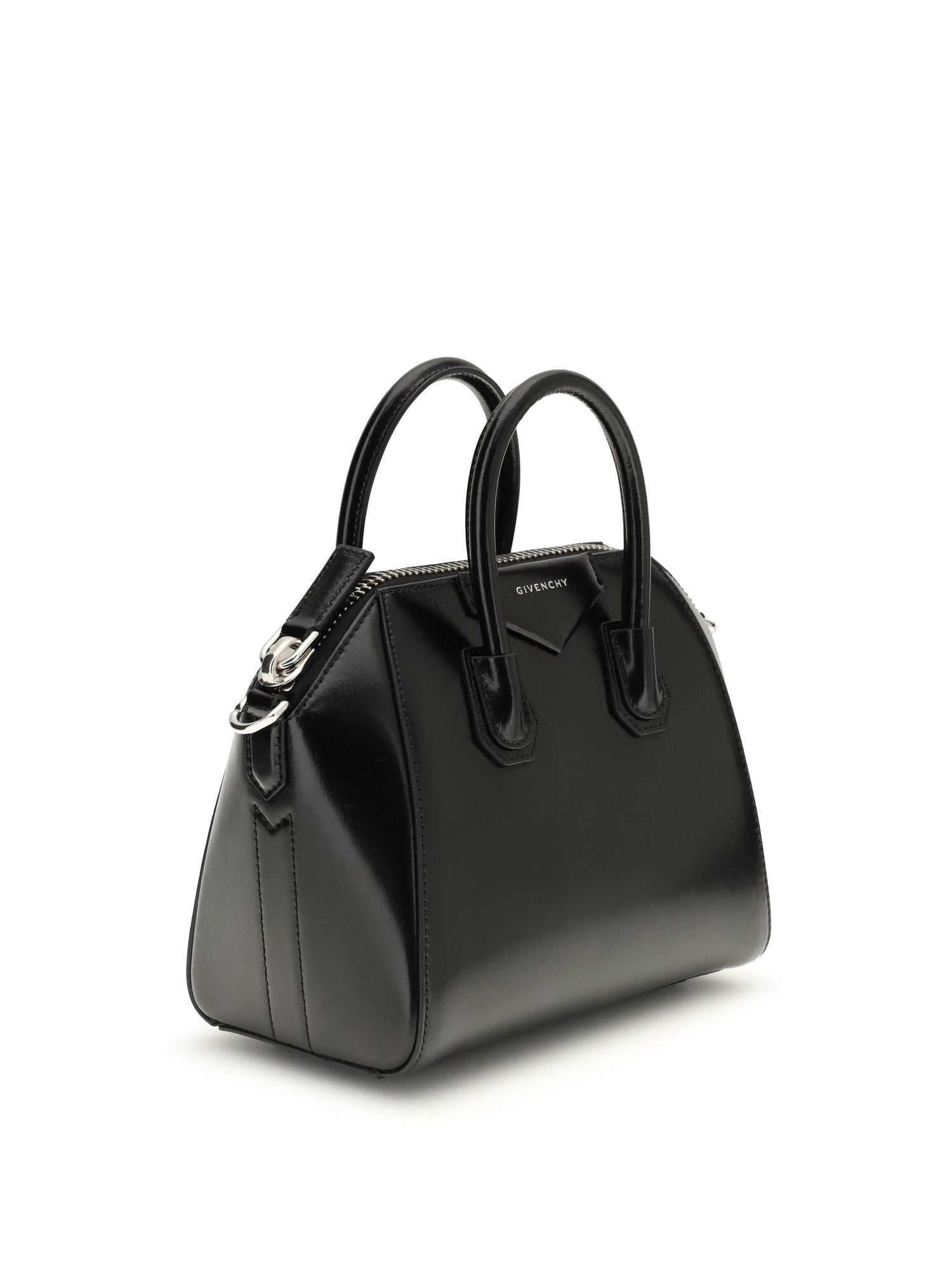 GIVENCHY OS box leather antigona mini handbag