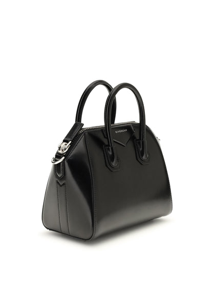 GIVENCHY OS box leather antigona mini handbag