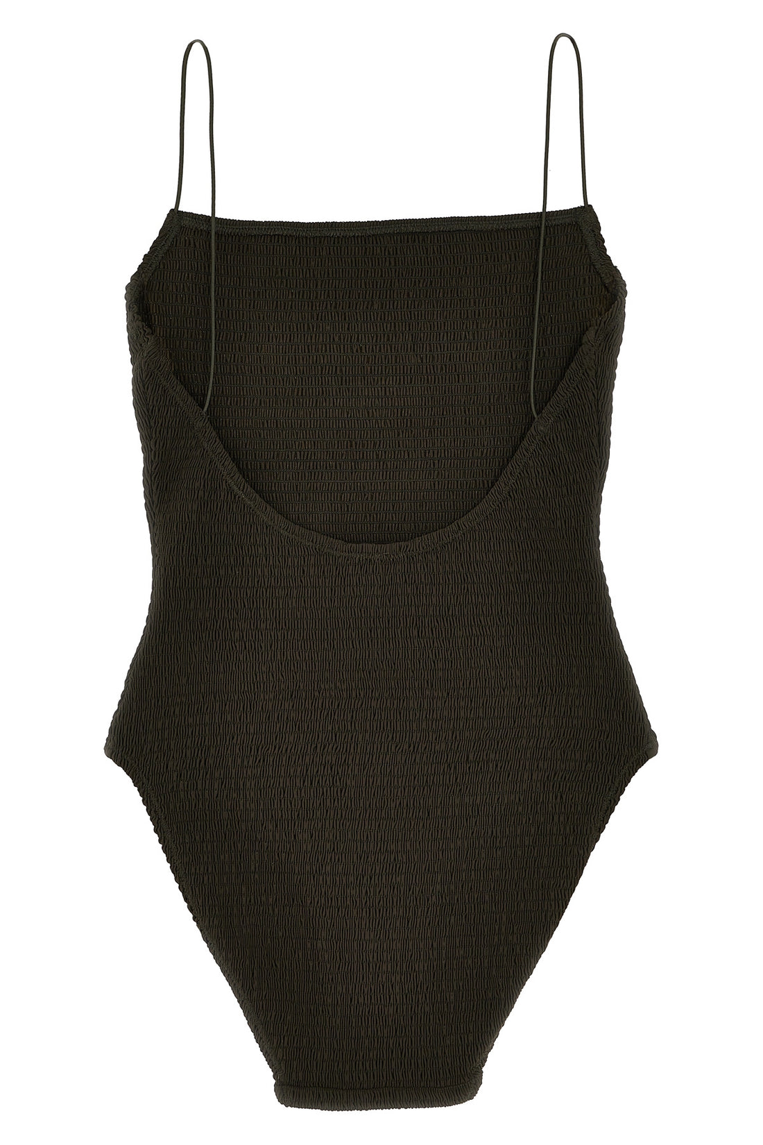 TOTEME M smock-stitch stretch fabric one-piece swimsuit