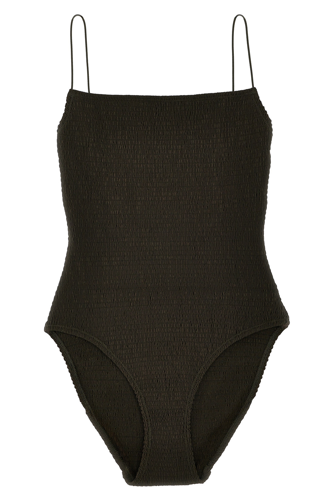 TOTEME M smock-stitch stretch fabric one-piece swimsuit
