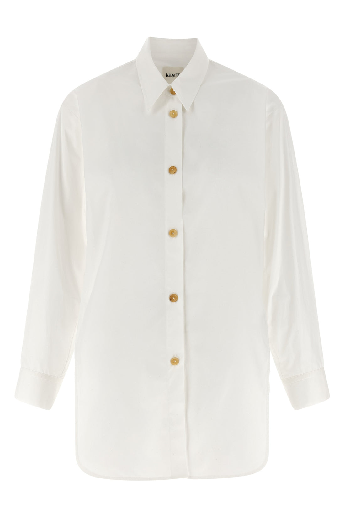 KHAITE S goya cotton poplin shirt