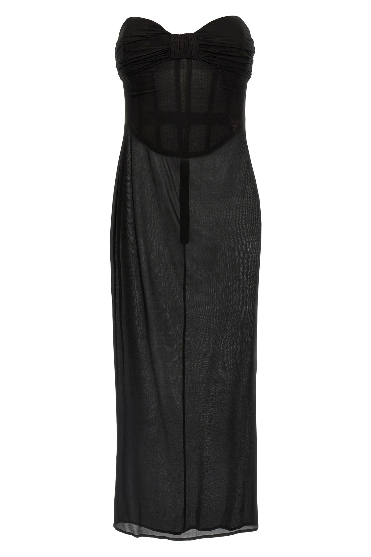 27 midi dress in stretch cupro i dont see