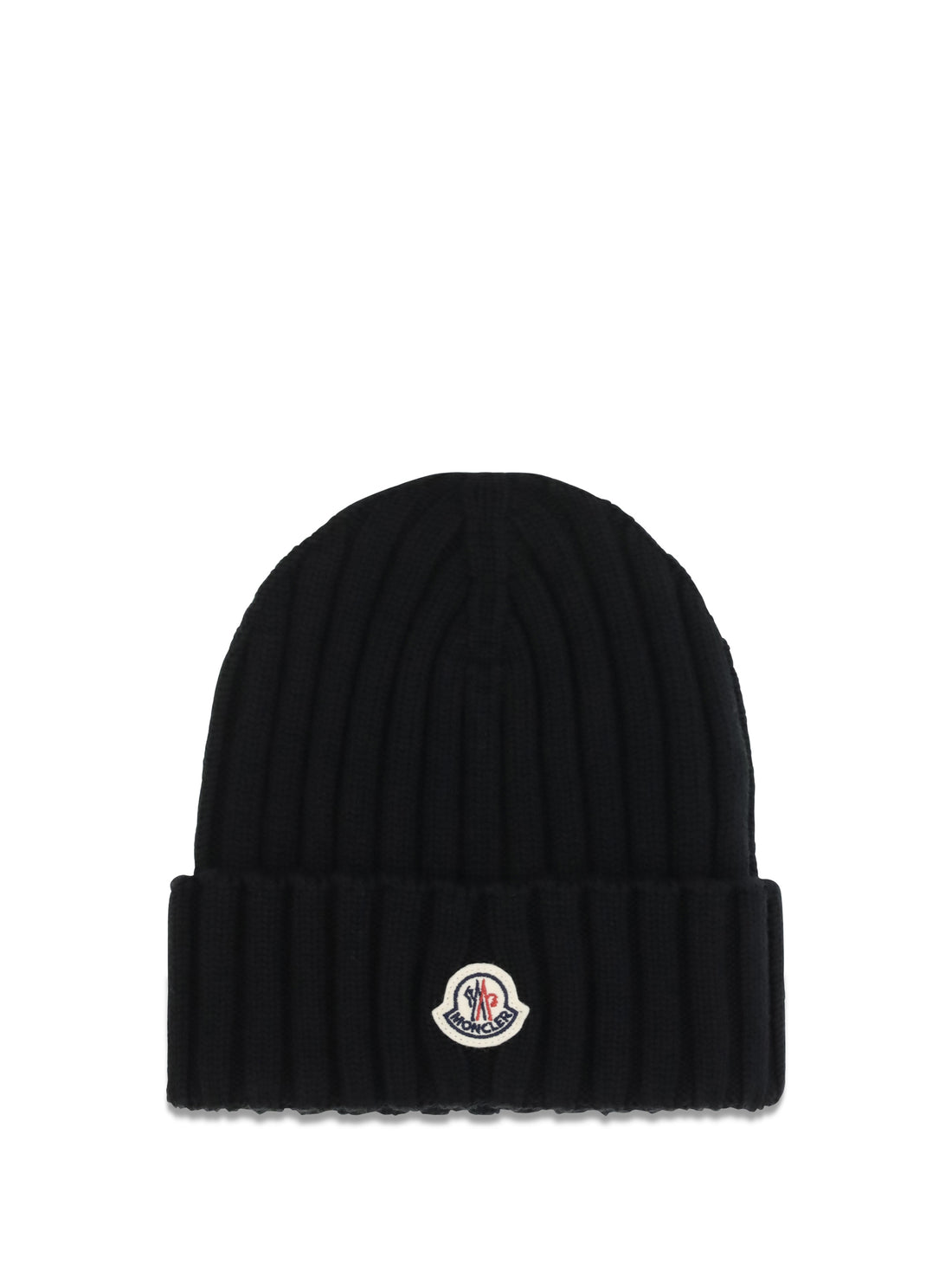 MONCLER OS wool beanie with logo
