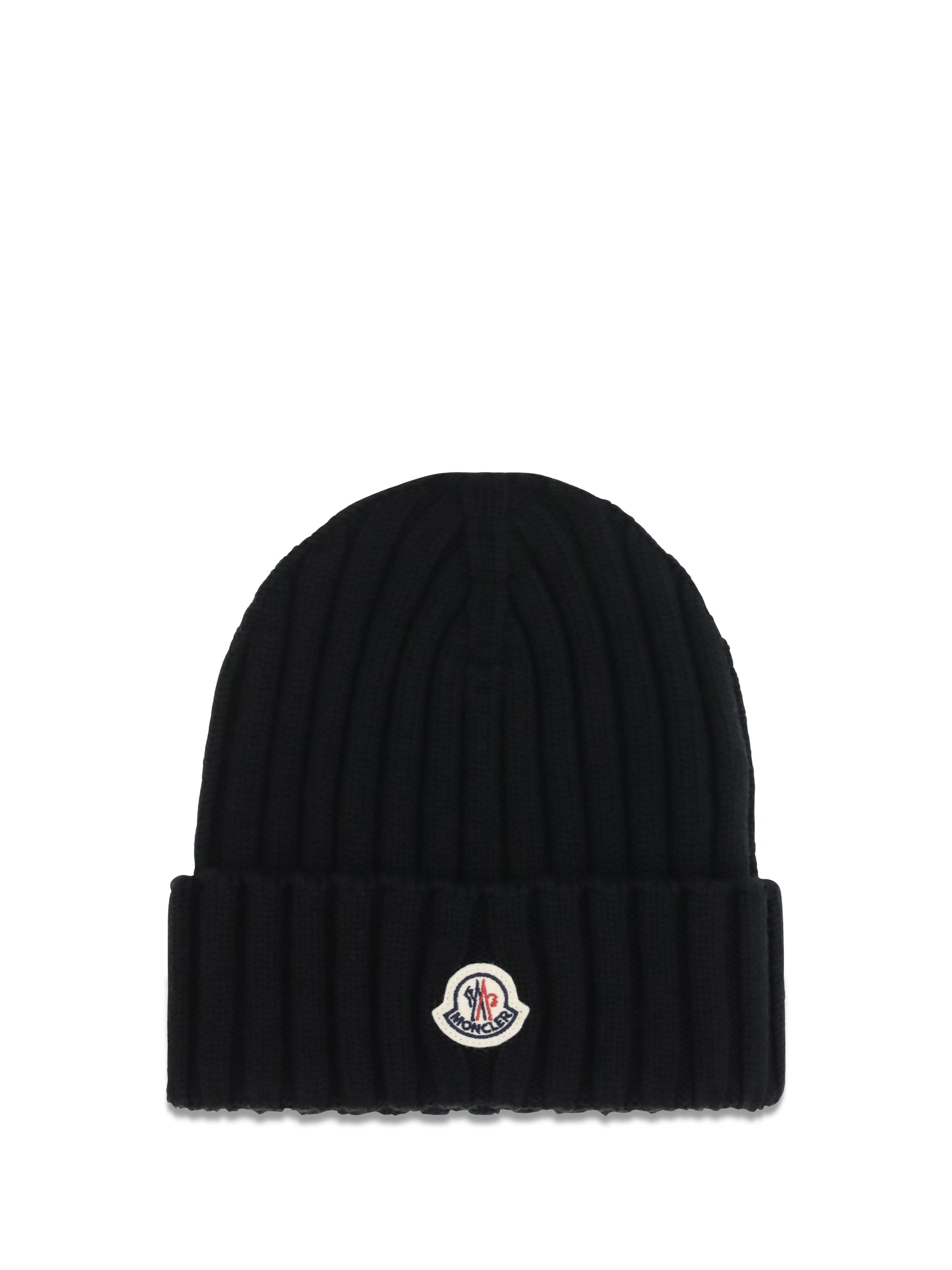 wool beanie with logo