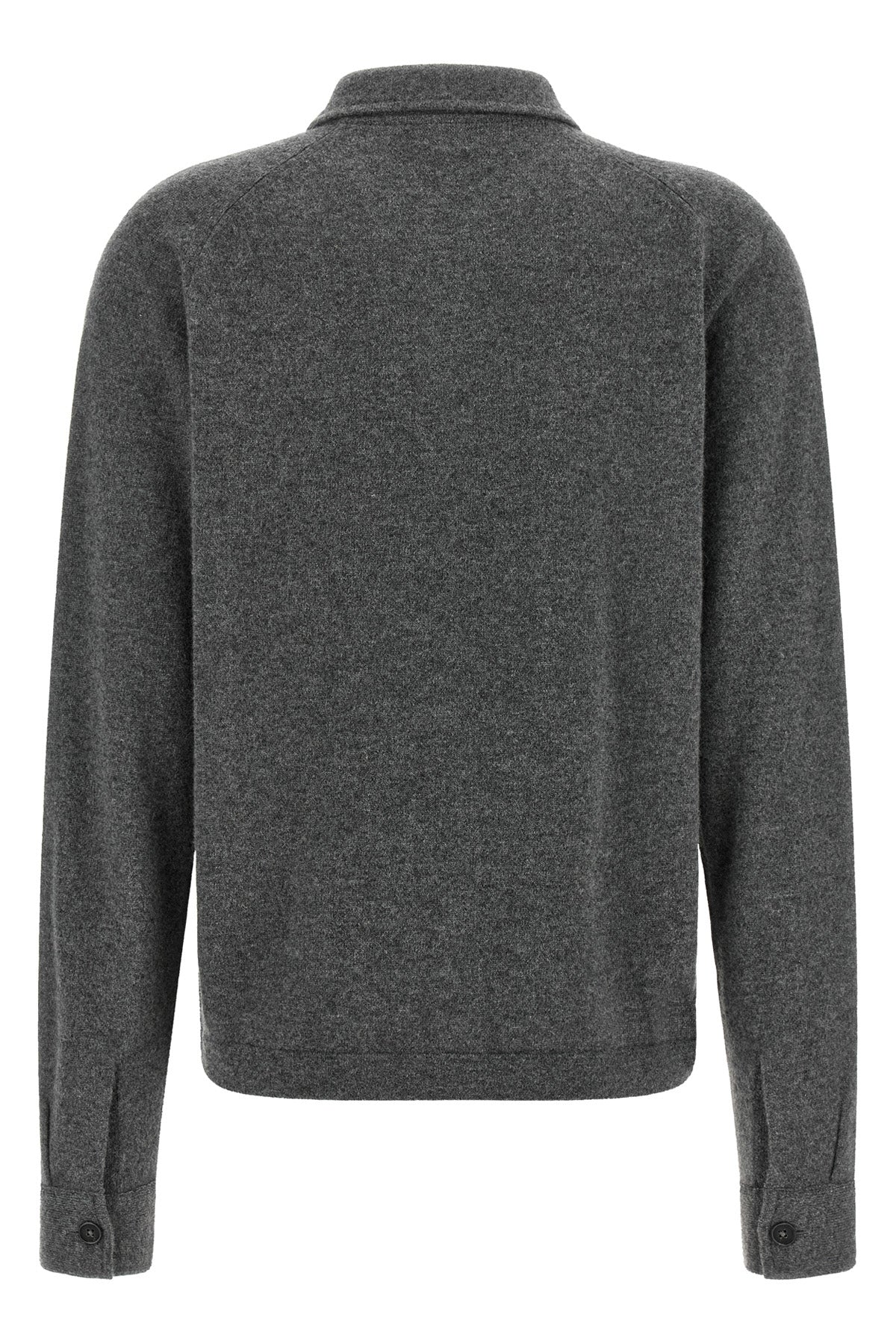 the toteme shirt redefines contemporary knitwear through precise sartorial detai