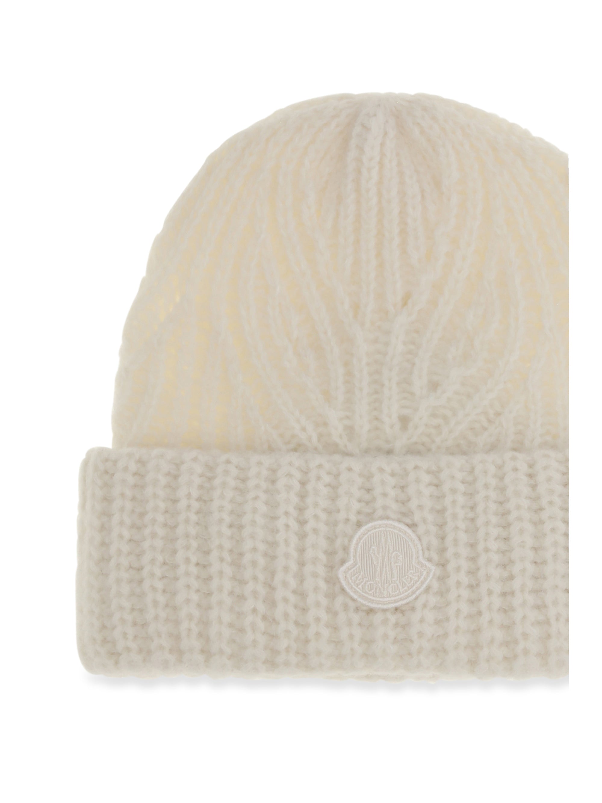 alpaca-blend cable-knit beanie