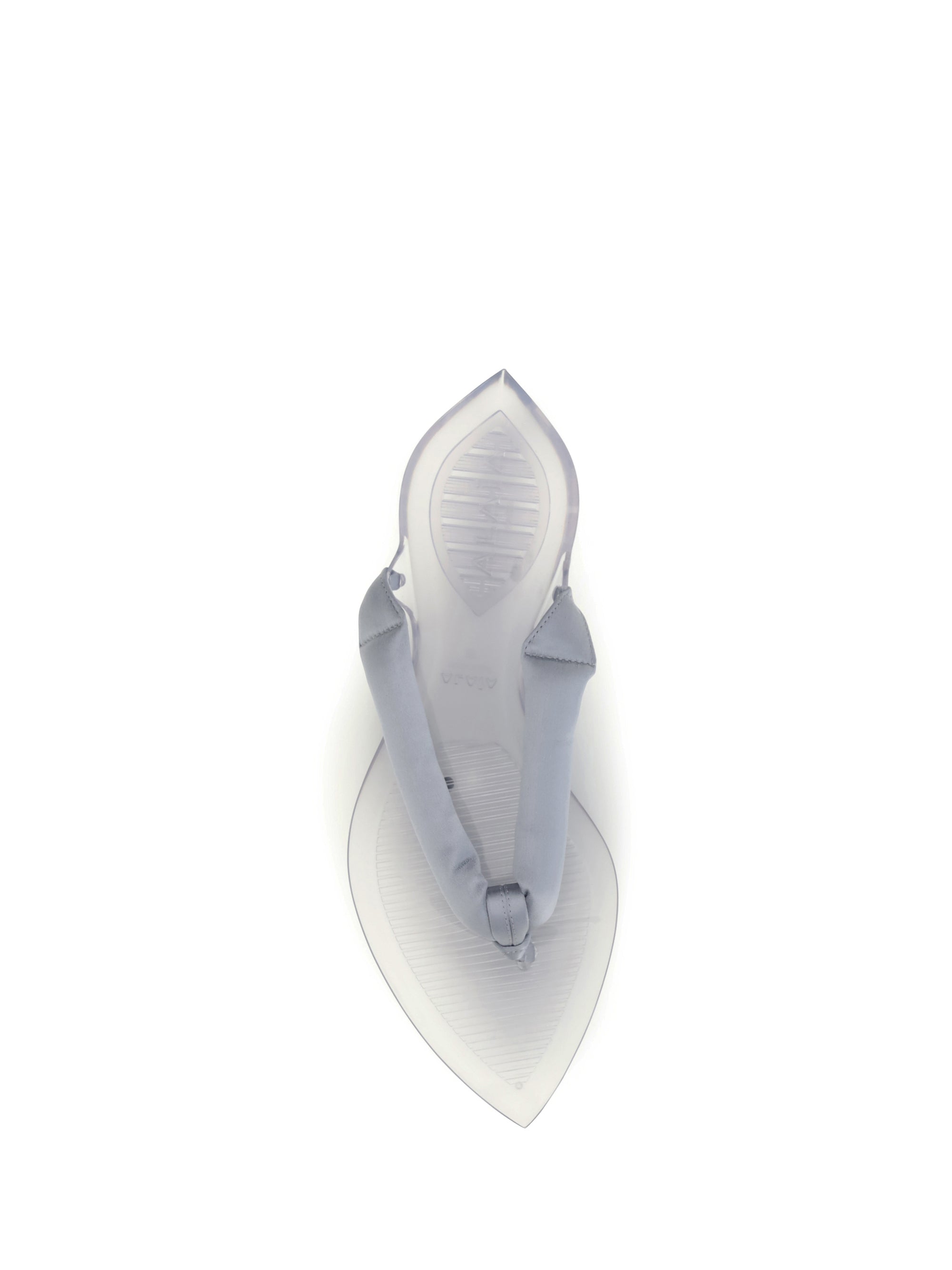 satin flip-flop sandals