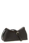 t-lock leather clutch