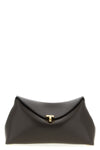 t-lock leather clutch
