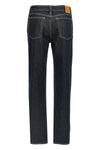 low taper cotton denim jeans
