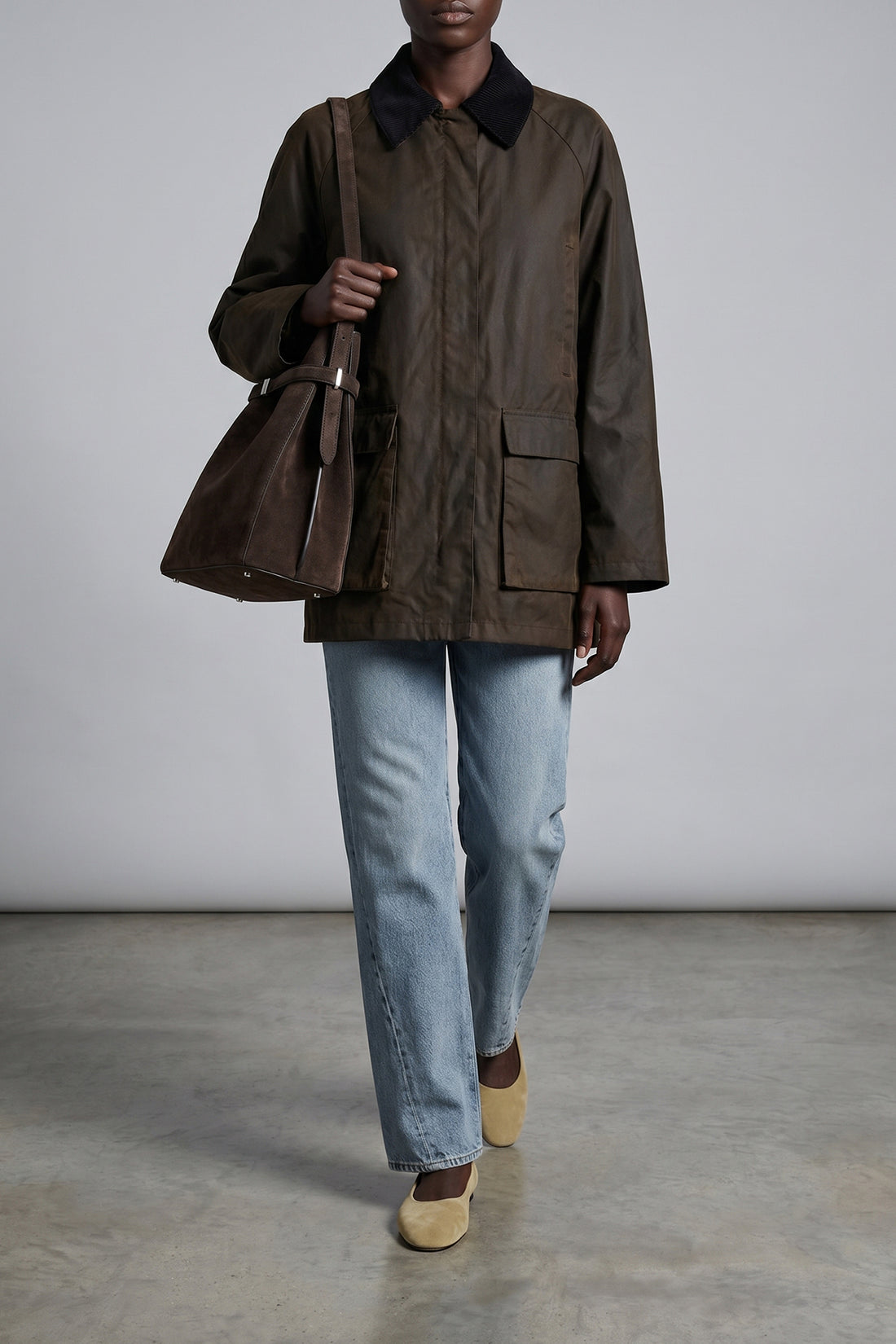 TOTEME 32 country waxed cotton jacket