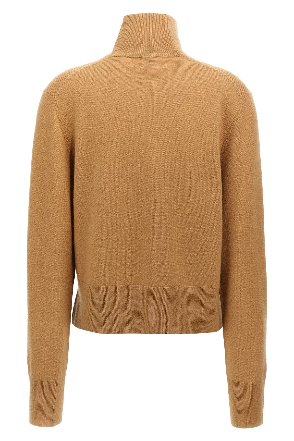 cropped turtleneck cashmere turtleneck sweater