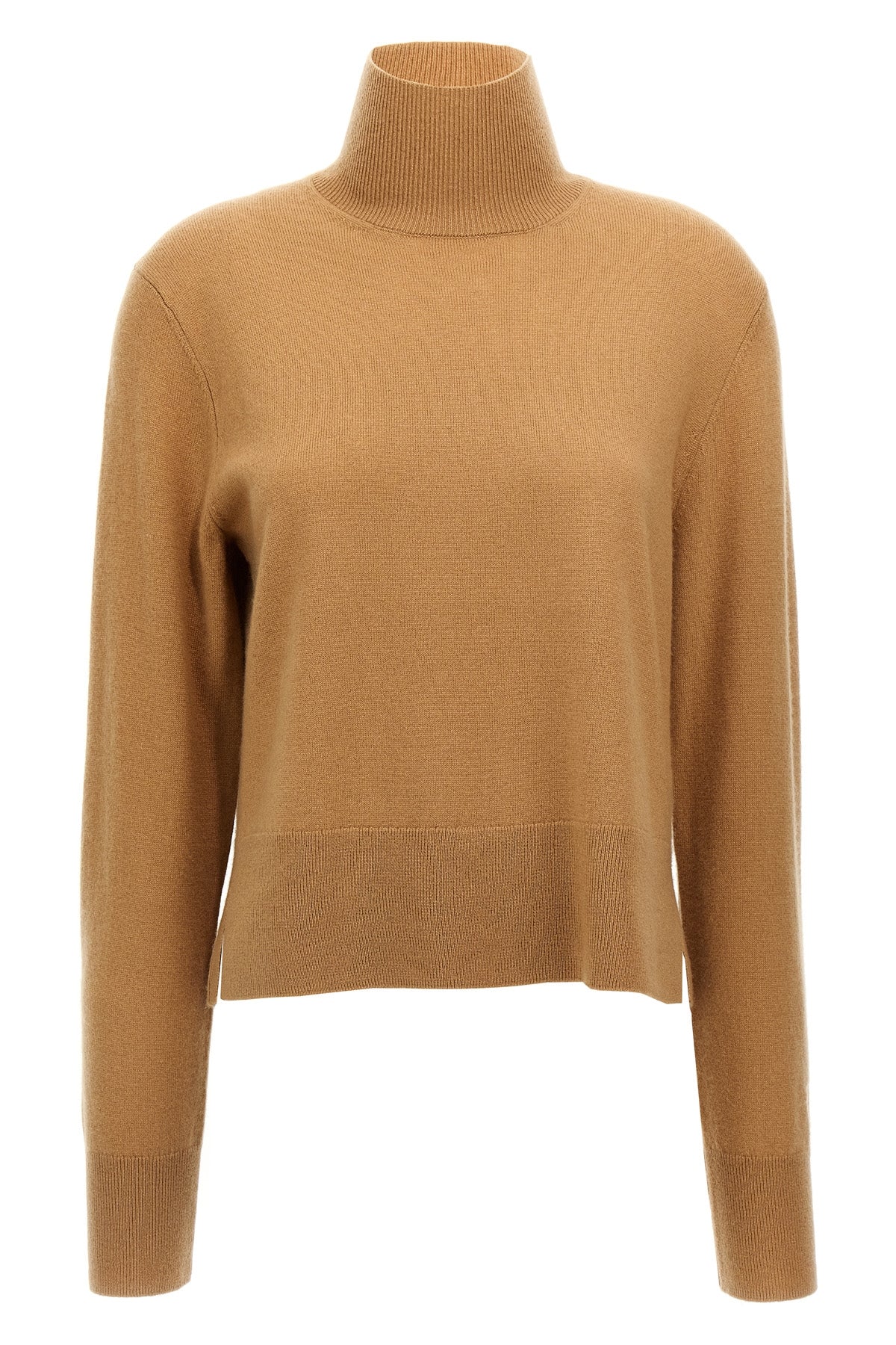 cropped turtleneck cashmere turtleneck sweater