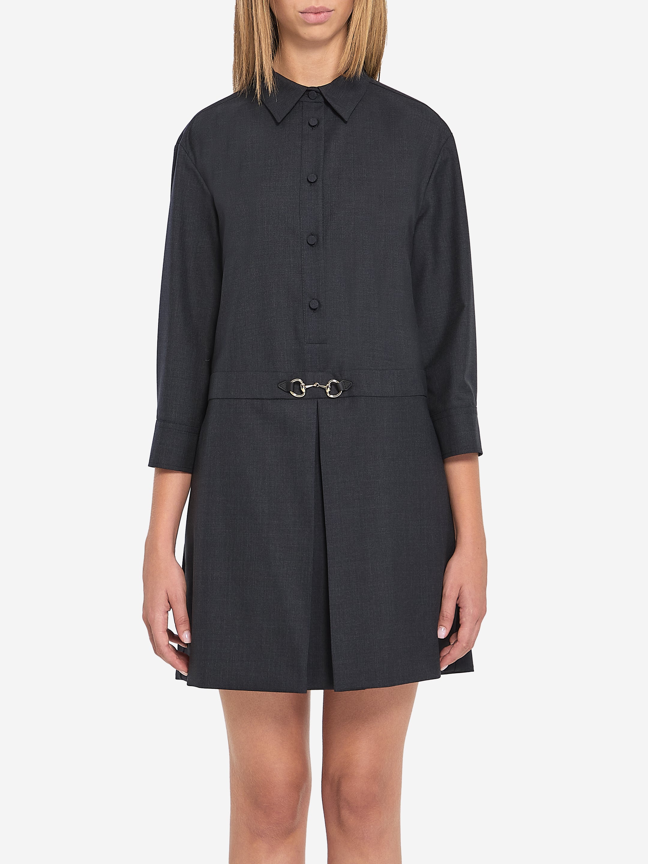 GUCCI 40 mini dress with horsebit