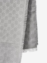 GUCCI OS shawl with printed gg lamé