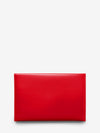 envelope pouch in chili red
