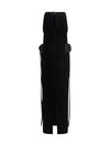 velvet long dress with decorative bow
