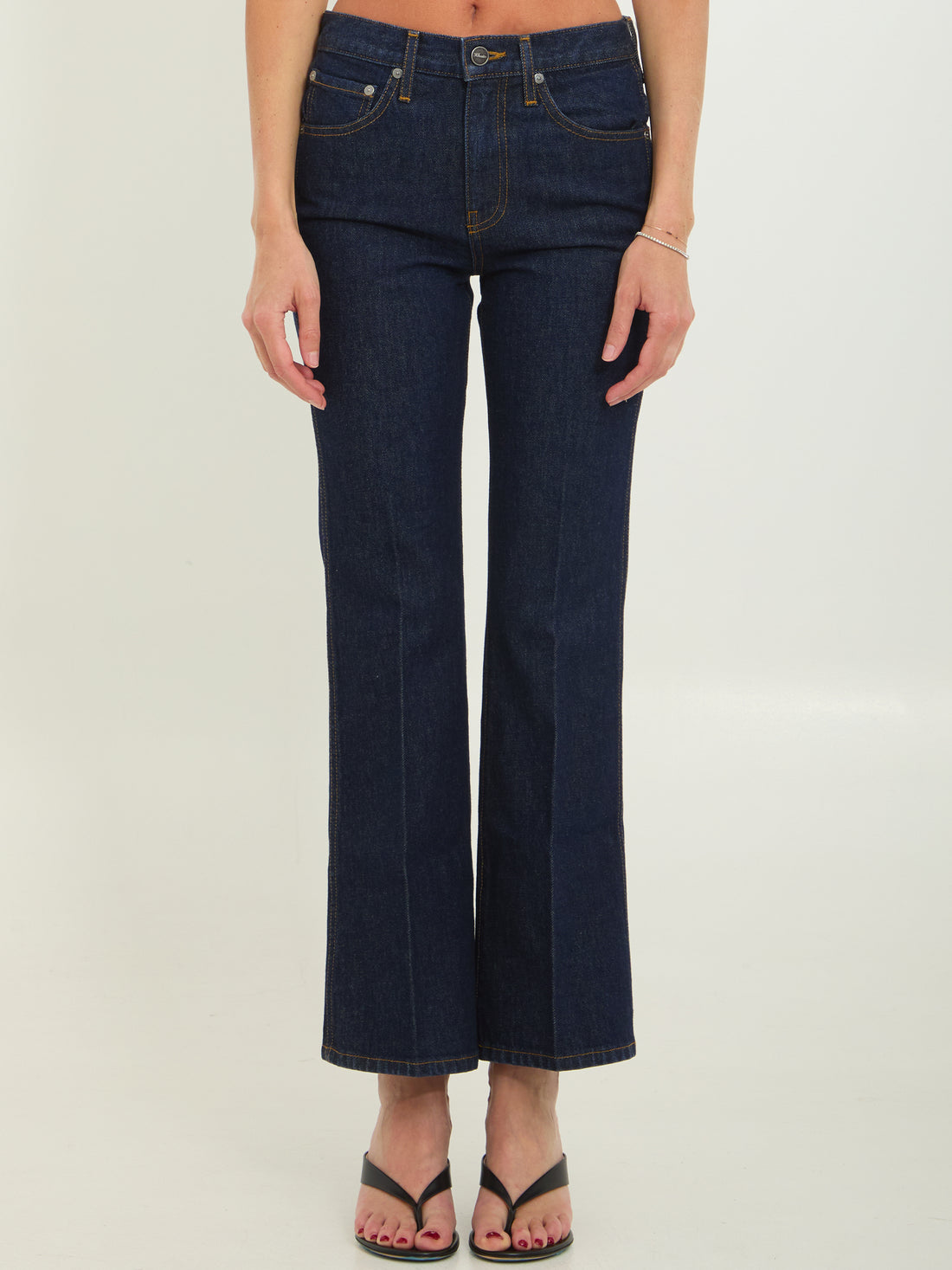 KHAITE 24 clara flare jeans