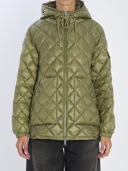 MONCLER 38 quilted nylon puffer jacket