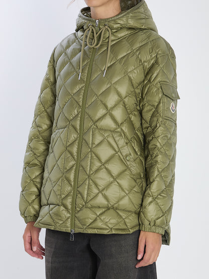 MONCLER 38 quilted nylon puffer jacket